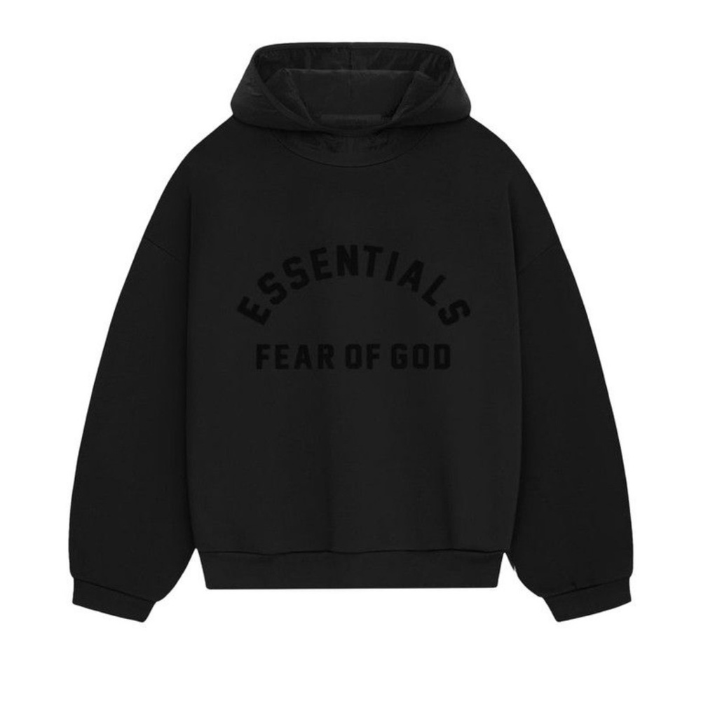 Essentials Fear of God Black Hoodie
